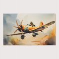 thumbnail image 2 of Dinosaur Rug for Nursery and Kids Rooms - Sky-High Rex, 2 of 9