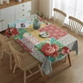 thumbnail image 2 of Rectangle Waterproof Pioneer Tablecloth Reusable Washable Weight Fabric Table Covers for Restaurant,Picnic,Indoor and Outdoor Dining 60 Inch X 84 Inch, 2 of 5
