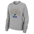 thumbnail image 2 of Women's WEAR by Erin Andrews Heather Gray St. Louis Blues Knit Long Sleeve Tri-Blend T-Shirt & Pants Sleep Set, 2 of 5