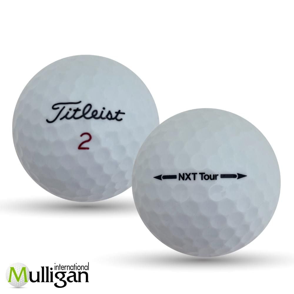 Mulligan - 96 Titleist NXT Tour 4A Recycled Used Golf Balls, White