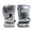 Gray, variant on Cleto Reyes Hero Double Loop Boxing Gloves for Men and Women (12oz, Oxford Gray/Silver)