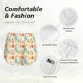 thumbnail image 4 of Gukieu Easter eggs Print Women's Sports Shorts with Drawstring Elastic Waistband for Running, Yoga, Fitness-X-Large, 4 of 7