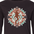 thumbnail image 4 of Inktastic Southwestern Native Pattern Lizard Long Sleeve Youth T-Shirt, 4 of 5