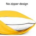 thumbnail image 4 of Silky Smooth and Cooling Satin Pillowcases Set of 2, Hair and Skin Friendly Pillow Cases with Envelope Closure, Standard, 20 × 26 inches, Yellow, 4 of 6