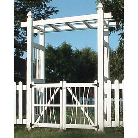 Dura-Trel Courtyard 3-ft. Vinyl Arbor Gate Kit