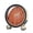 Orange, variant on Simple Desktop Clock Silent Non-ticking Desk Clocks Living Room Desktop Luxury Clock for Living Room Bedrooms Office Kitchen Indoor