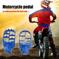 thumbnail image 3 of Ygjytge 1 Par Reposapiés Motocicleta Pedal Clavijas Metal para PW50 PW80 (azul), 3 of 8