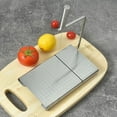 thumbnail image 5 of Wire Cheese Cutter, Stainless Steel Cheese Cutter with 6 Replacement Wires, Butter Cutter, Cheese-Cutter, Cheese-Slicer, Metal Cheese Slicer for Soft Cheese and Butter, 5 of 5
