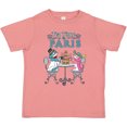 thumbnail image 3 of Inktastic Tea Time in Paris-colorful French Poodles Boys or Girls Toddler T-Shirt, 3 of 5