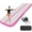 Pink, variant on Air mat Tumble Track 10ft 13ft 16ft 20ft Gymnastics Inflatable Tumbling mat 4in 8in Thickness for kids Home Use Gym Yoga Training Cheerleading with Electric Air Pump Carry Bag