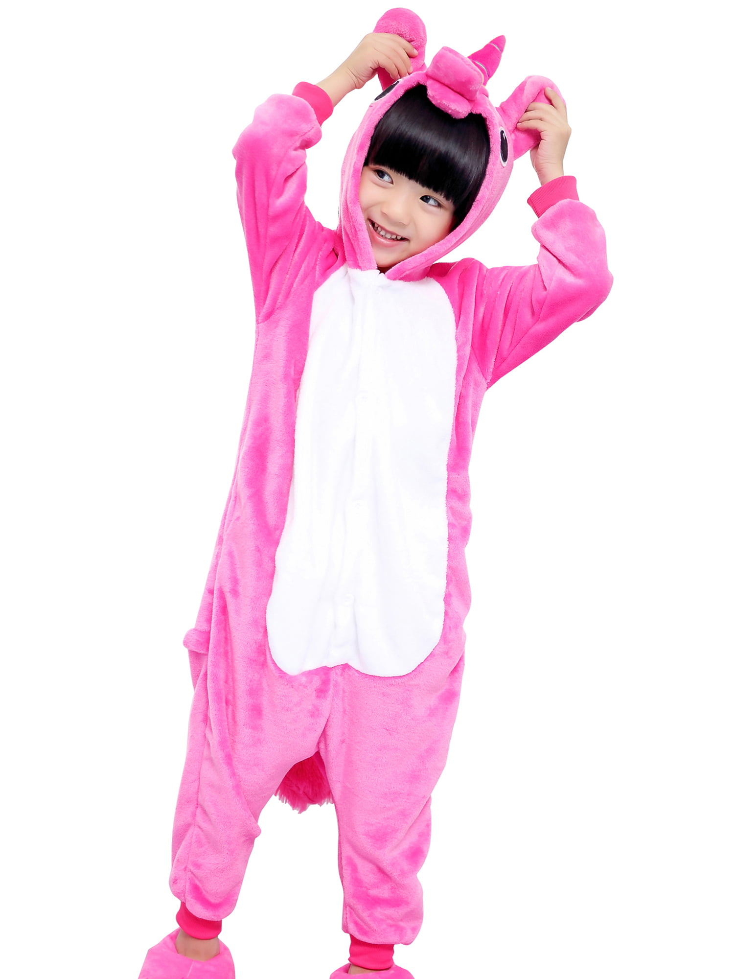Unisex Kigurumi Fleece Pajamas  Unicorn Pikachu  Sitch Cosplay Costume Sleepwear