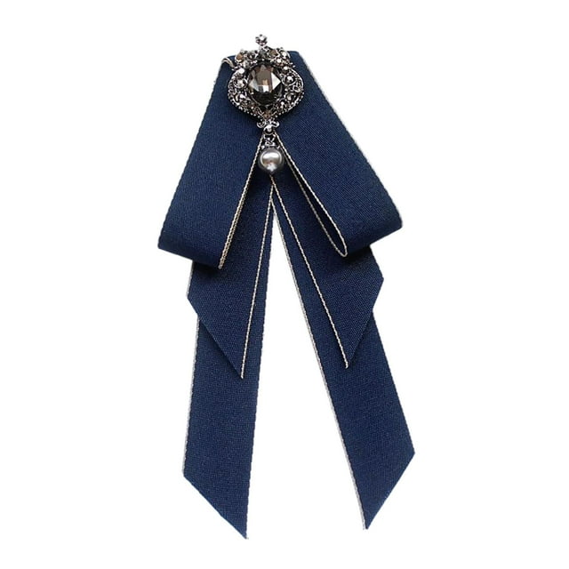 Corbata de moño Yinane Azul oscuro para mujer