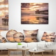 thumbnail image 4 of Designart Cocoa Beach Florida - Landscape Photo Throw Pillow - 16x16, 4 of 5