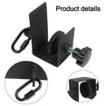 thumbnail image 2 of Door Mount Anchors for Resistance Bands, Space Saving Workout Hooks for Home Gym, Easy Install Fitness Equipment for Doors Under 50mm, Black, 2 of 9
