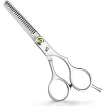 Haircut Shears Professional Barber Hair Cutting Trimming Razor Edge Teeth Blending Scissor Stainless Steel 6.1 inch for Hairdressing Texturizing, Home Salon
