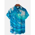 thumbnail image 3 of Nuevas camisas para hombre, estilo tropical hawaiano, estampado de focas de dibujos animados, camisetas Aloha de manga corta, ropa femenina, blusa informal de verano, 3 of 5
