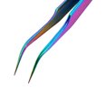 thumbnail image 1 of Stainless Steel Eyebrow Tweezers Eyelash Curler Clip Plucking Beauty Tools, 1 of 4