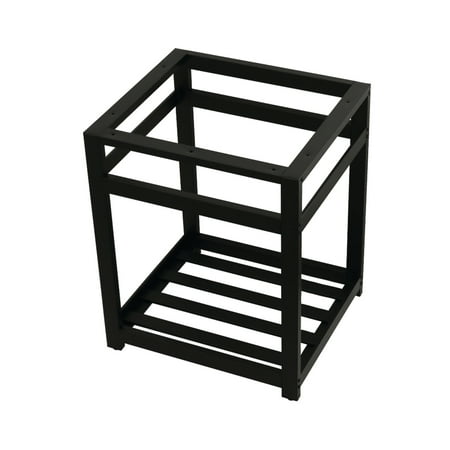 Kingston Brass VSP2522A0 25" Wide X 30" High Console Stand - Black