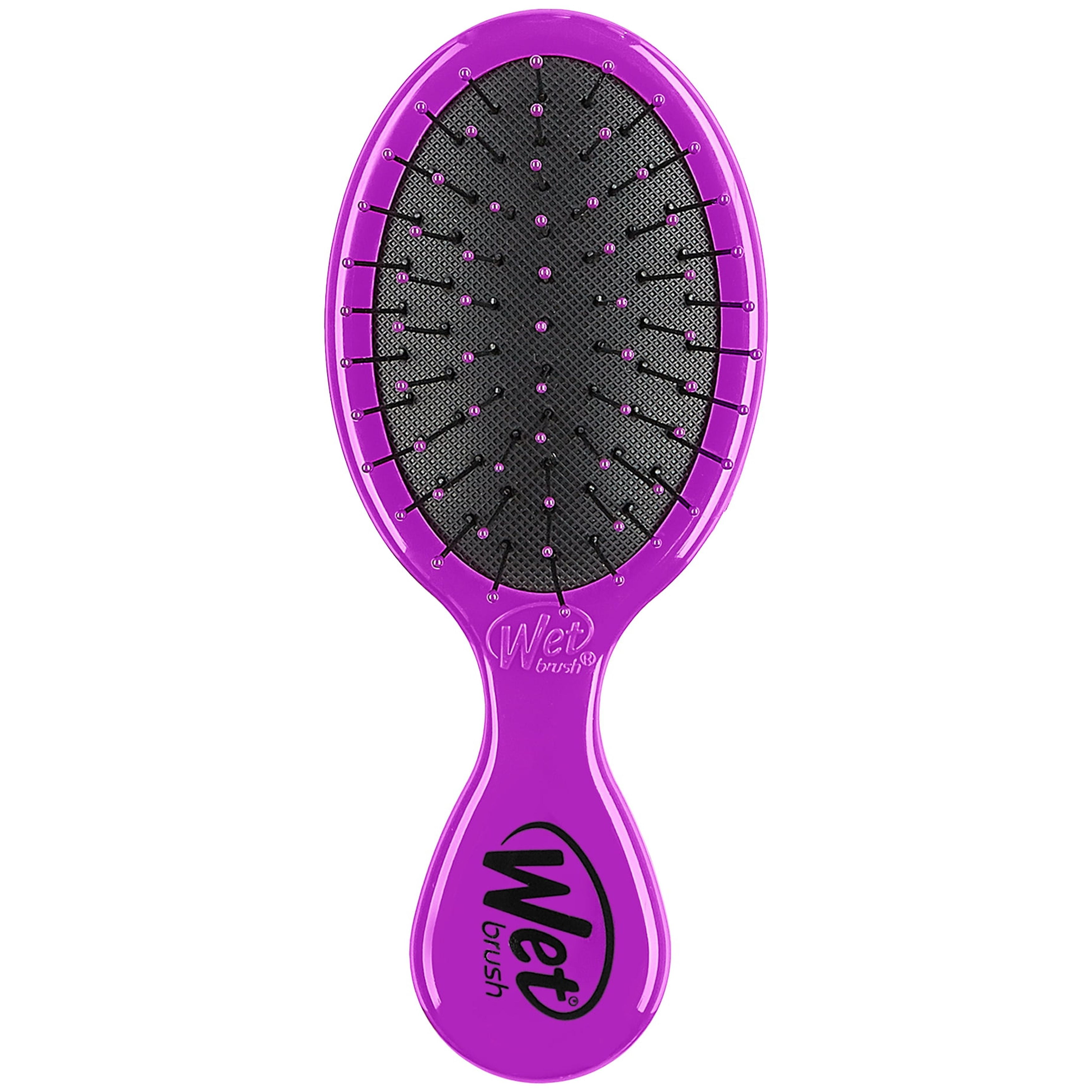 Wet Brush Mini Detangler Hair Brush with IntelliFlex Bristles, Purple