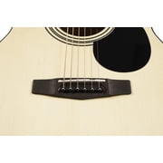 Cort AF510OP Standard Series Acoustic Concert Guitar. Open Pore Natural