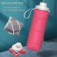 thumbnail image 5 of Taza de agua plegable de gran capacidad para viajes al aire libre, deportes, pegamento de silicona portátil, taza de agua resistente a altas temperaturas, taza plegable retráctil de grado alimenticio, 5 of 5