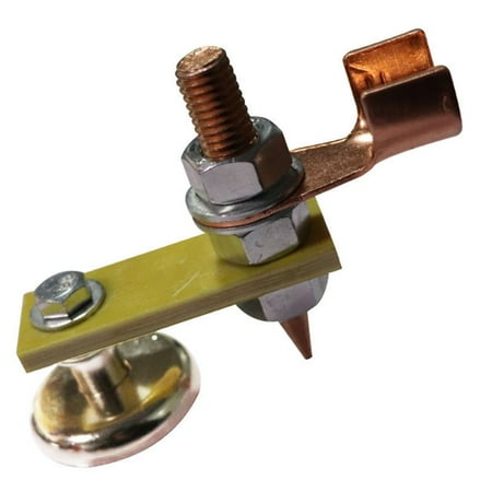 

BINYOU Strong Magnetic Ground Clamp Connector with Conductive Rod Stud for Welding Machine Auto Bodywork Repair Tools