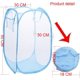 thumbnail image 2 of Cesto plegable para la colada de malla emergente con bolsillo lateral, cesta para la colada, bolsa de almacenamiento con asas de transporte para ropa sucia (paquete de 2), 2 of 5