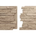 thumbnail image 5 of Ekena Millwork 49"W x 25 1/2"H x 1 1/4"D Acadia Ledge Stacked Stone, EverStone Faux Stone Siding Panel, Valley Spring, 5 of 9