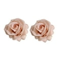 thumbnail image 2 of Sunjoy Tech 2Pcs 7CM Artificial Rose Head Colorful Realistic Reusable Non-withering DIY Home Office Wedding Decoration Small Faux Silk Flower Festival Gift, 2 of 8