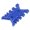 Blue, variant on NFTIGB Dovetail Jig Tenon Caliper High Precision Aluminum Metric Imperial Scale Measuring Gauge Woodworking Machine Tool Blue 6 in / 15.24 cm
