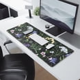 thumbnail image 3 of Garden Flowers Design Mouse Mat - Soft, Cute, Portable, Non-Slip Rubber Base for Stability, Easy Slide, Resistant to Splashes, Ideal for Computers, Personalized Style, 31.5x11.8 Inch, 3 of 7