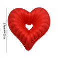 thumbnail image 3 of SeekLGT 3D Heart Silicone Cake Mold Valentine Love Shape Baking Pan Food Grade Non Stick Mold for Chocolate Candy Cupcakes Cookies DIY Gifts, 3 of 9