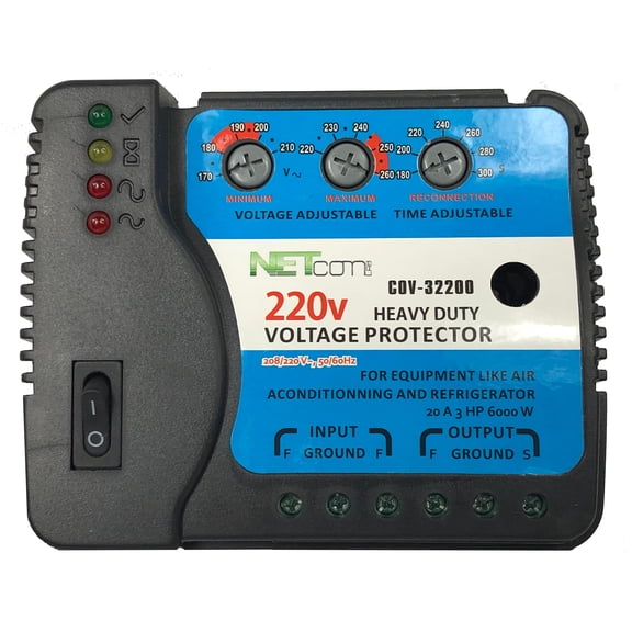 NETCOMLAB - COV-32200 - Voltage Protector Nominal 220VAC Professional equipment
