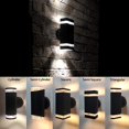 thumbnail image 6 of AmeriLuck Modern LED Lighting Fixture, Waterproof Outdoor Wall Sconce Light, Indoor Vanity Wall Lantern (Black 2-Pack, Triangular), 6 of 8