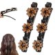 thumbnail image 1 of Pinzas para el cabello trenzadas con piedras de cristal brillantes, 2024 nuevas pinzas para el cabello con diamantes de imitación pequeños, pinzas para trenzar el cabello, pinzas para peinar el cabell, 1 of 6