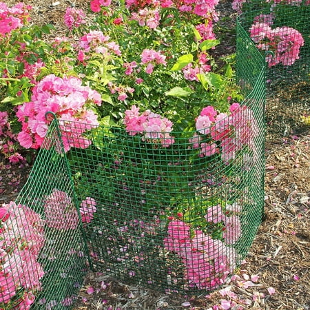 Pacific Accents Expandable Modular Outdoor Garden Fence Kit- Quick, easy way to install Fencing to Protect Your Garden- 24" x 18" Steel Wire Panels ( 6 Panels )