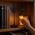 thumbnail image 6 of Library Lantern-Decorative Bookshelf Lighting, Decorative Bookcase & Reading Nook Night Light, Halloween Iron Shelf Light, Iron Shelf Light with Warm or Cool LED, Home Library and Readers, 6 of 7