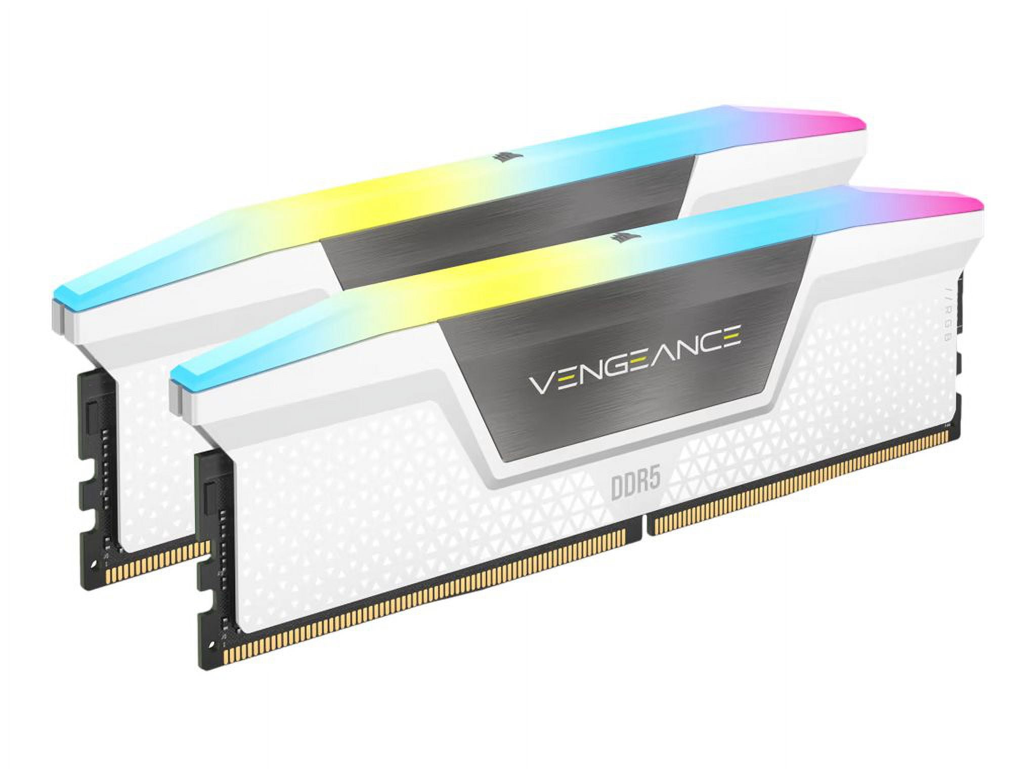 CORSAIR Vengeance RGB 32GB (2x16GB) DDR5 6000 Internal Computer