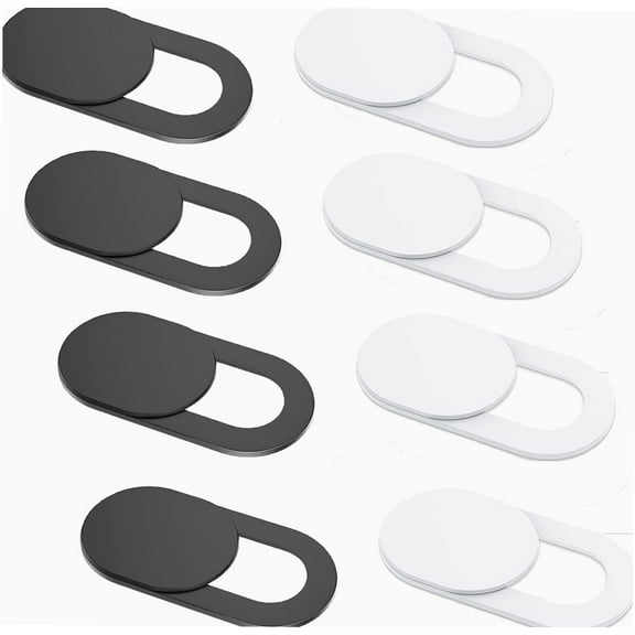 Laptop Camera Cover Slide, [8 Pack]Ultra-Thin Webcam Cover Compatible with MacBook,Laptop,PC,Computer,iMac,iPad, iPhone Cell Phone etc. 0.022in Thick Web Blocker Protect Your Privacy and Security