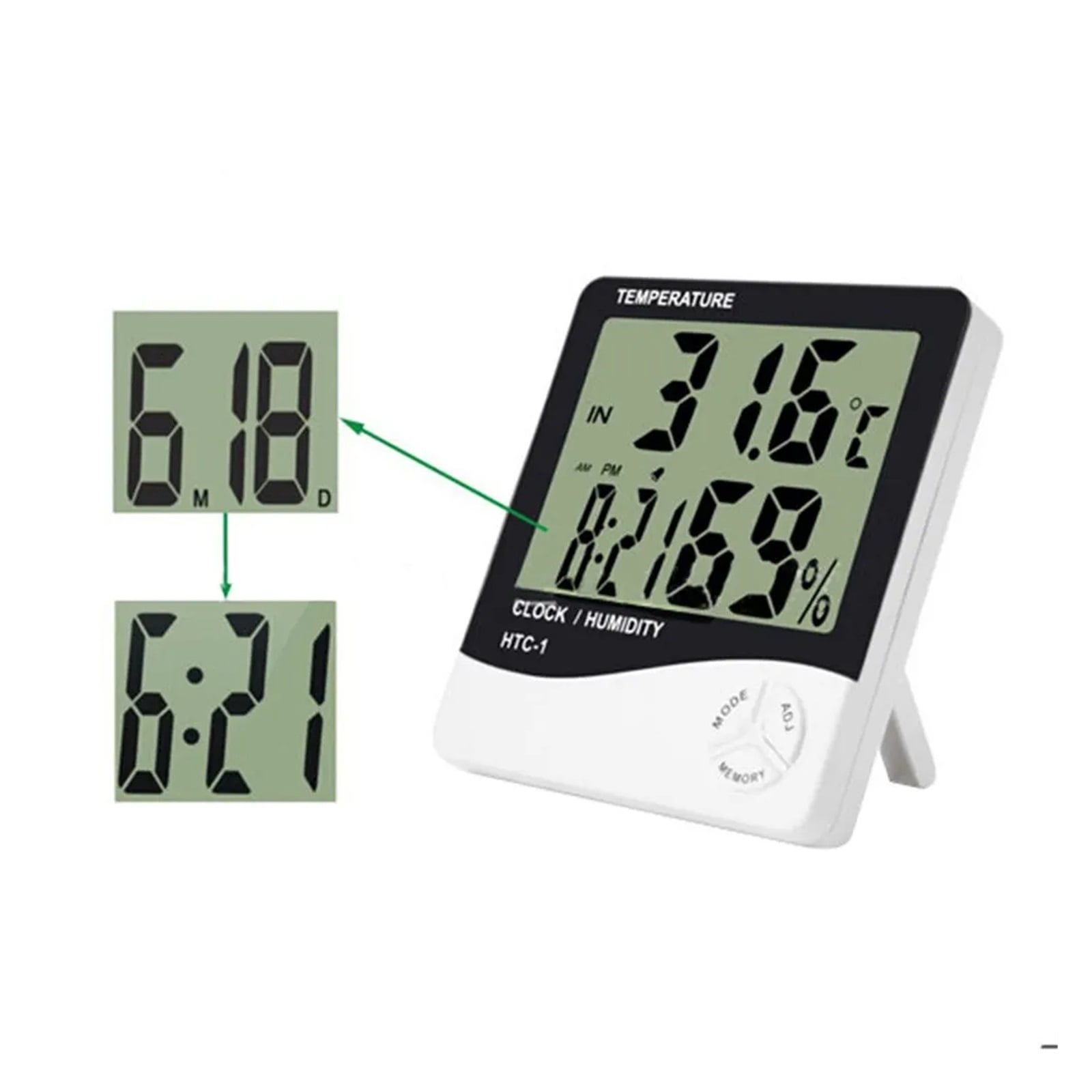 LCD Electronic Digital Temperature Humidity Meter,Home Thermometer,Hygrometer,Indoor Outdoor ,Simple Operation