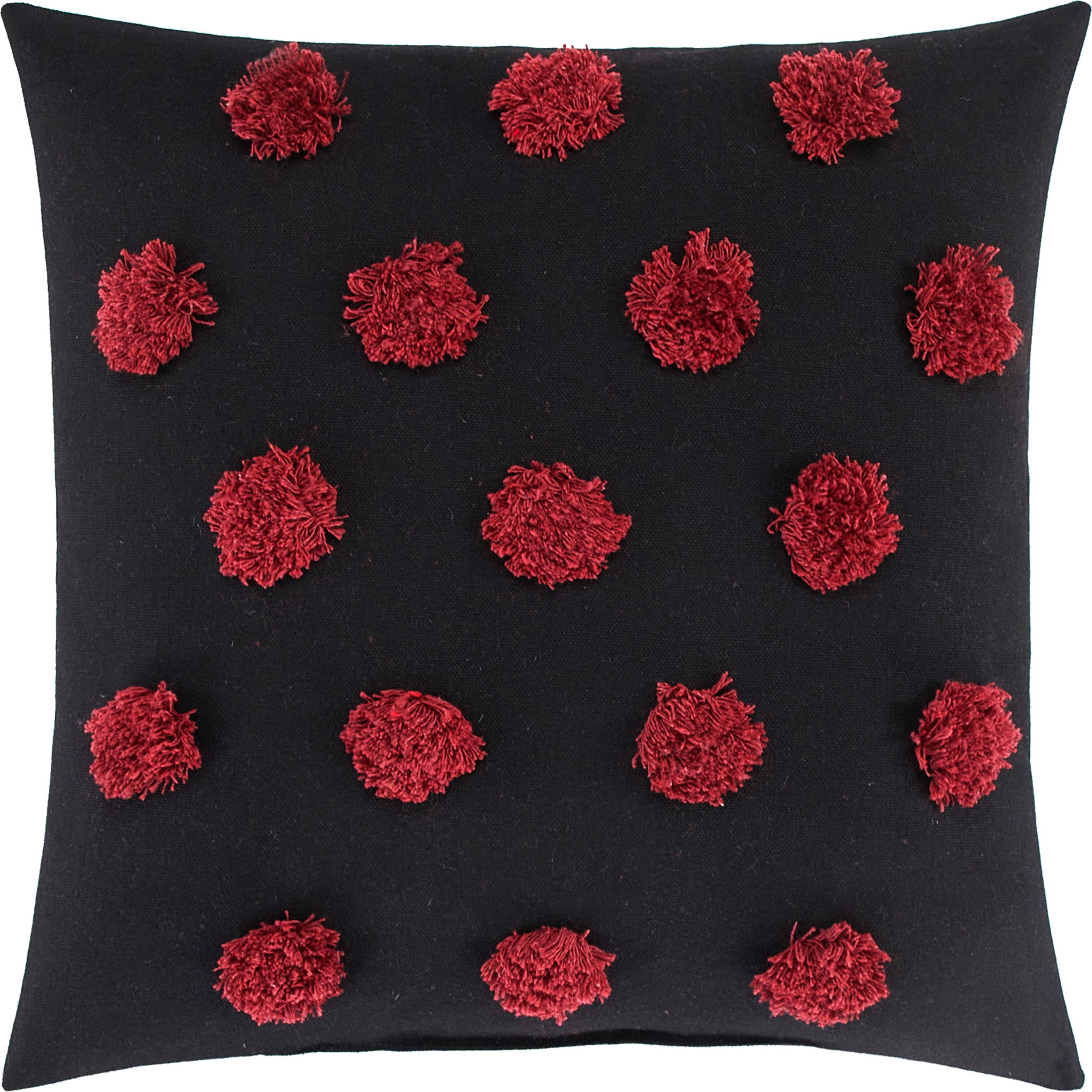Nanshing Jamie 7 Piece Geometric Comforter Set, Black/Red, California King