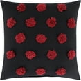 thumbnail image 6 of Nanshing Jamie 7 Piece Geometric Comforter Set, Black/Red, Queen, 6 of 12