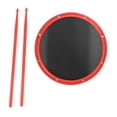 thumbnail image 4 of Colcolo 12 Inches Drum Practice on Snare Drum for Drummer Lover Student Red, 4 of 8