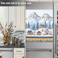 thumbnail image 3 of Yayeee Magnetic Dishwasher Cover for The Front Decoration Home Kitchen Machine Sticker Protector, Winter Village, 3 of 6
