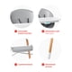 thumbnail image 5 of Trona Skip Hop Eon 4 en 1 gris/blanca para 6 a 5 años, 5 of 8