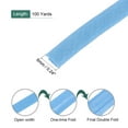 thumbnail image 2 of Uxcell 1/4" Double Fold Bias Tape Polyester Continuous Bulk Bias Tape for Sewing Seaming Blue 100 Yards, 2 of 7