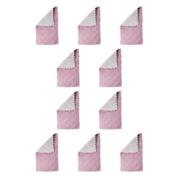 Cateissary Dishcloth Thickened Microfiber Cloth Rags Reusable Tableware Towel House-working Washcloth Water-absorbing Plate Dishes Type1 NO1 Cateissary CBP373065