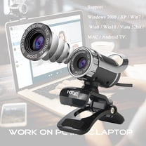 Viflosae Webcam 480P HD Video Web Camera with Microphone USB Plug and Play For PC Electronics Gadgets