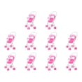 thumbnail image 1 of Poussette Bébé Miniature, Ensemble de 10 Poussettes pour Enfants pour Décoration, 1 of 8
