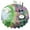 Colorful Tie Dye-2, variant on Colorful Tie Dye Pattern Round Tablecloth 60"x60",Wrinkle Wipeable Table Cloth for Kitchen Dining Room Picnic Patio Party